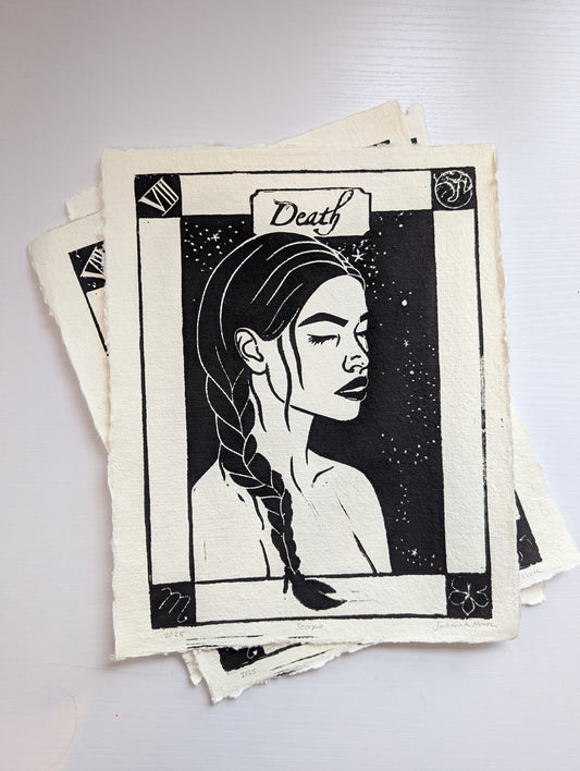 Lino Print | Death