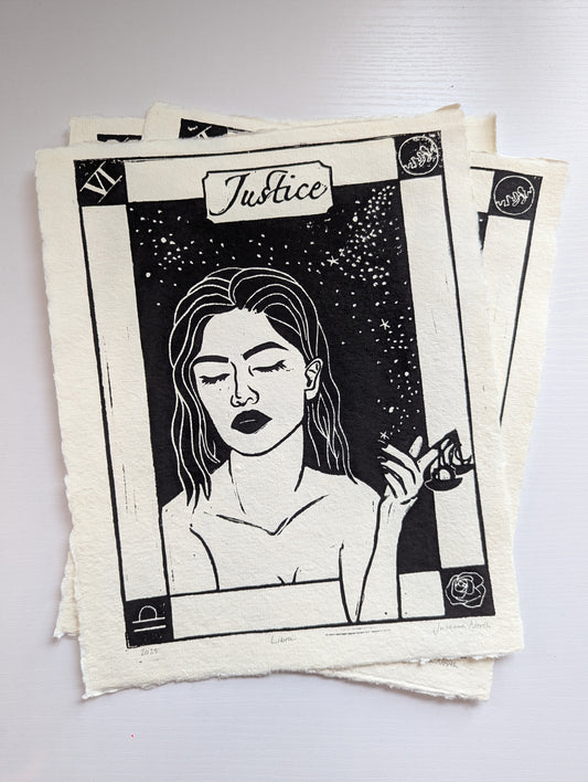 Lino Print | Justice