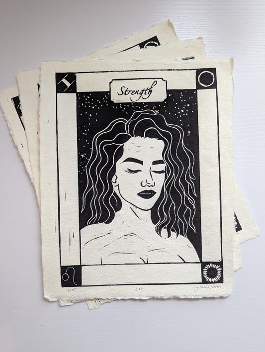 Lino Print | Strength