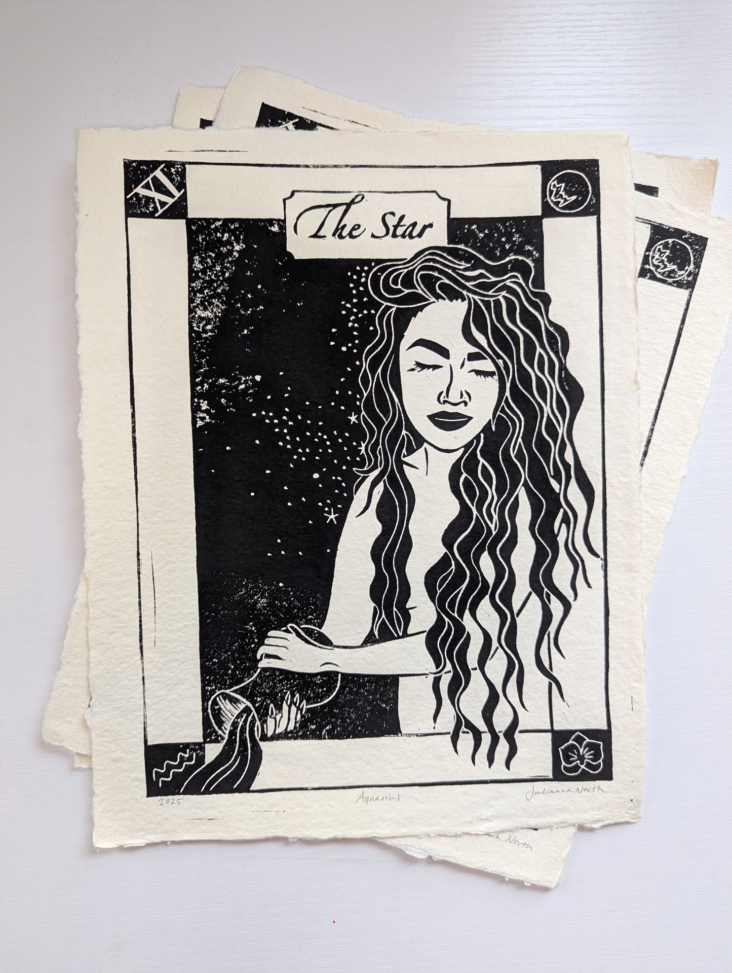Lino Print | The Star
