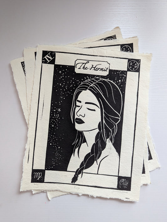 Lino Print | The Hermit
